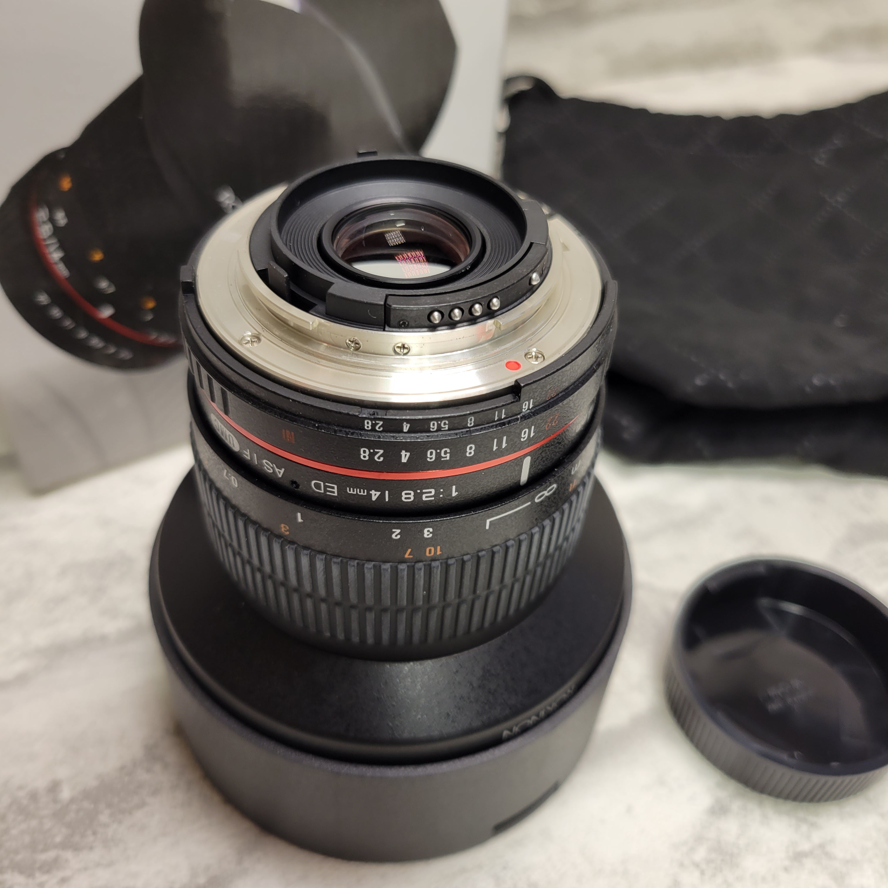 Rokinon 14mm f/2.8 Ultra Wide Angle Fixed Lens w/ Built-in AE Chip for Nikon (7685195661550)